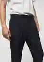 Pantalón Milano Navy Talla 38 Hombre Mango