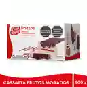 Crem Helado Postre Frutos Morados