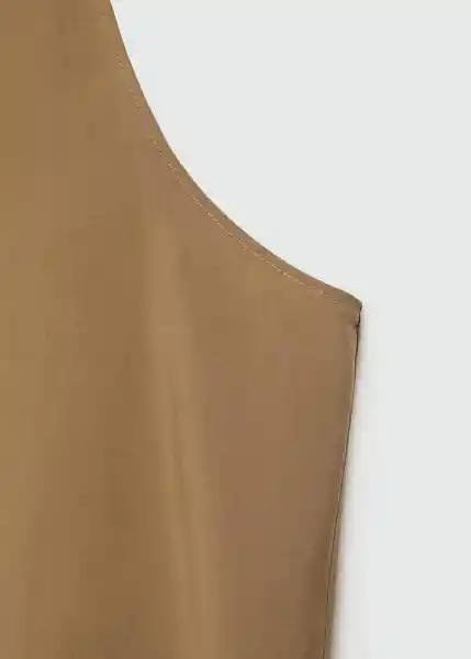 Top Tenzo-w Camel Talla XS Mujer Mango