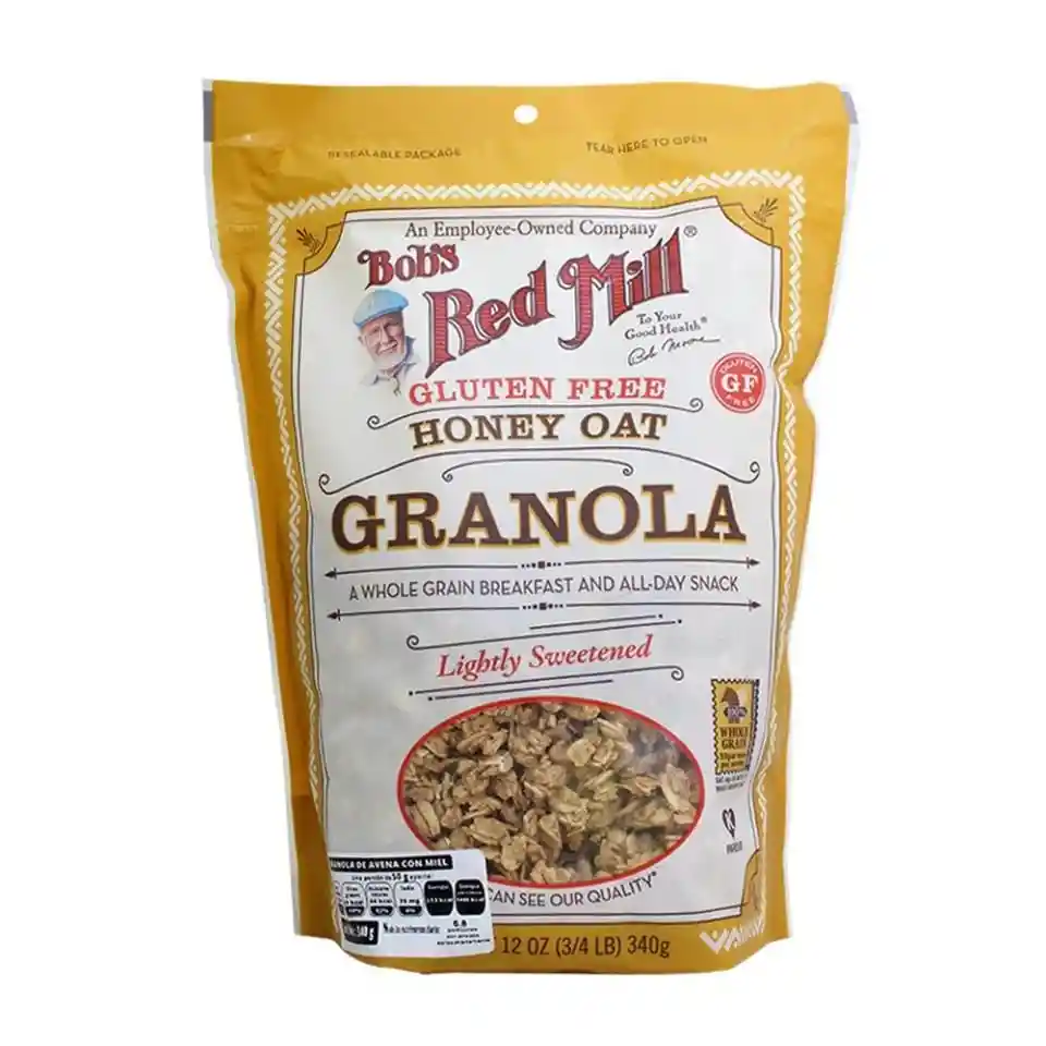 Granola Bob'S Red Mill De Avena Con Miel Sin Gluten 340 G