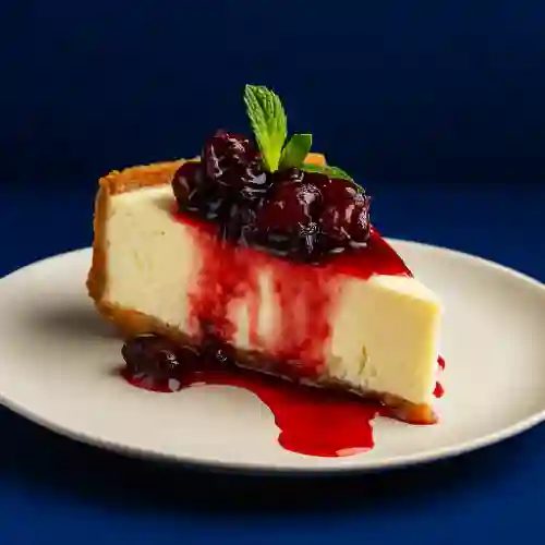 Porción Cheescake de Frutos Rojos