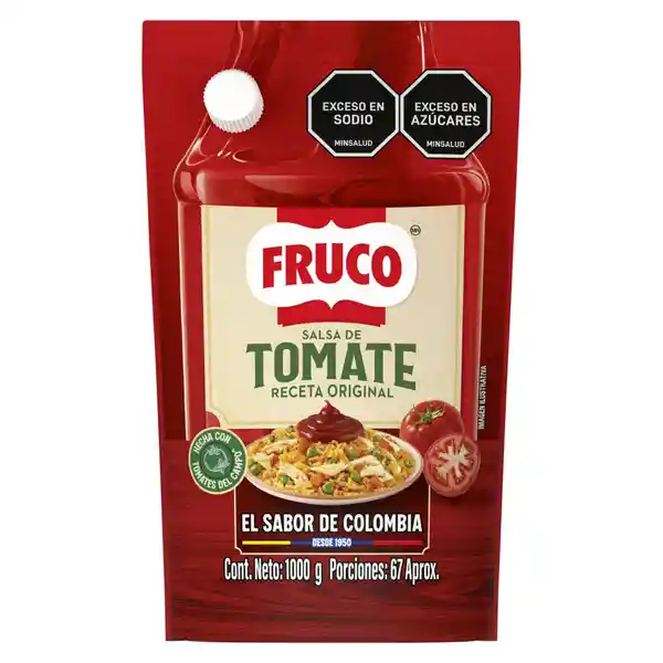 Salsa de Tomate Fruco Doypack 1000 g