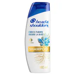 Shampoo Head Shoulders Control Caspa Crece Fuerte desde la Raiz Champu Head and Shoulders 180ml