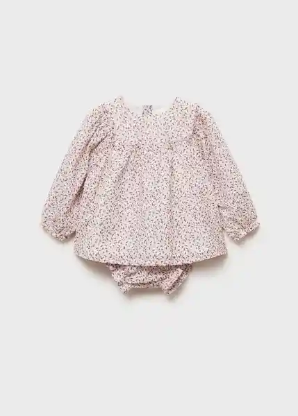 Enterizo Canastilla 3 Rosa Talla 63 Niños Mango