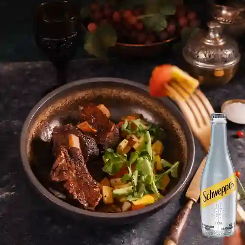 Combo Costillas Bloody Mary + Schweppes Soda 300ml