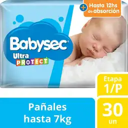 Babysec Pañal Desechable Ultra Protect Etapa 1