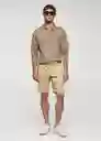 Bermuda Graciah-H Beige Talla 36 Hombre Mango