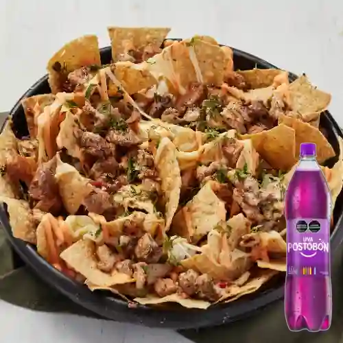 Combo Nachos Chingones + Postobón Uva 1.5 L