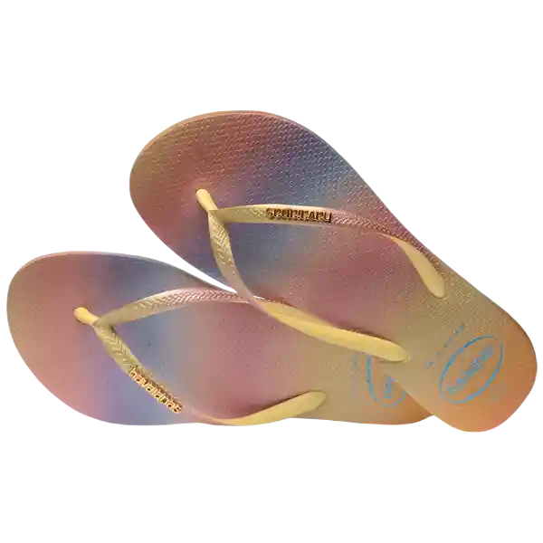 Sandalias Slim Gradient Amarillo Limón T. 42 4146908 Havaianas