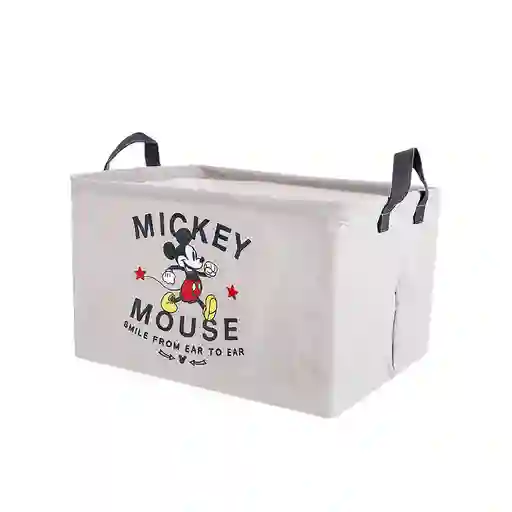 Miniso Organizador Mickey Mouse de Tela Blanco