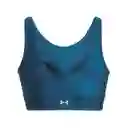 Under Armour Top Infinity Pintuck Mid Mujer Azul SM 1376883-426