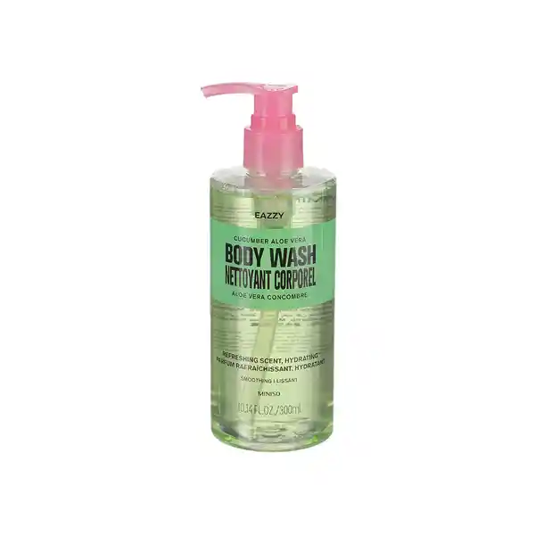 Gel de Ducha Limpiador de Pepino y Aloe Vera Serie Eazzy Miniso