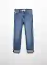 Jean Regular Tejano Niños Medio Talla 6 Mango