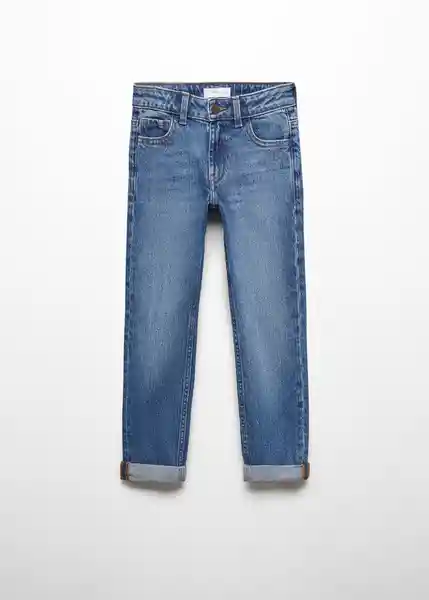 Jean Regular Tejano Niños Medio Talla 6 Mango