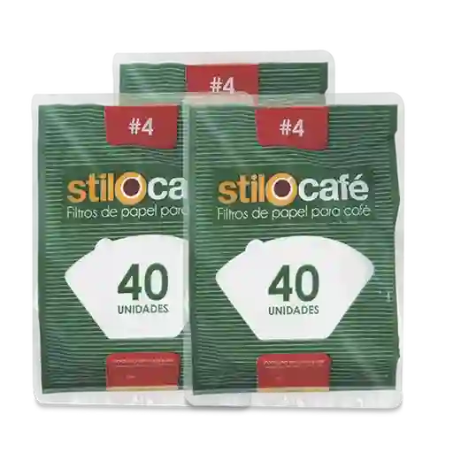 Stilocafe Filtro Cafetera No 4