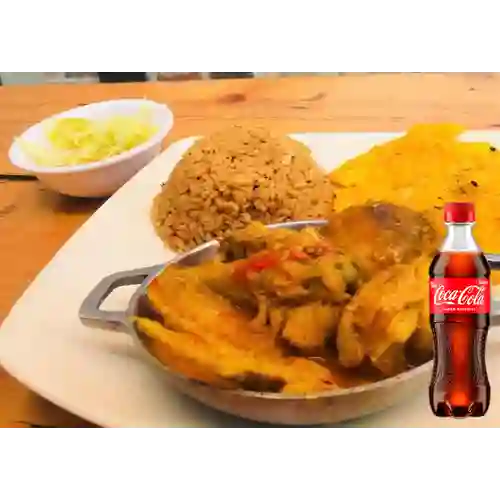 Combo Gallina Guisada + Coca Cola Original 400 ml