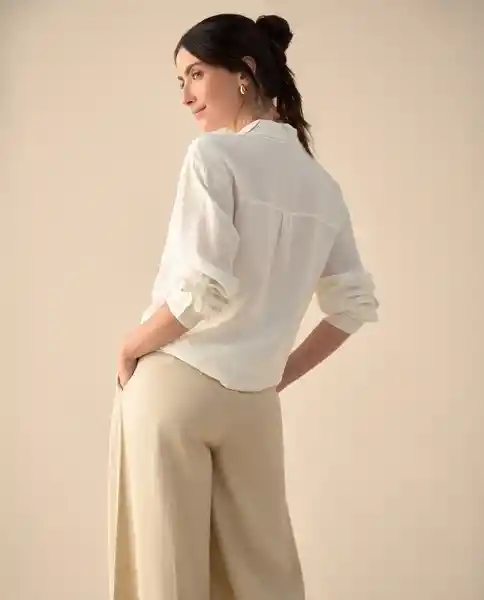 Camisa Crudo Nevisca Claro Talla S 611G028 Esprit