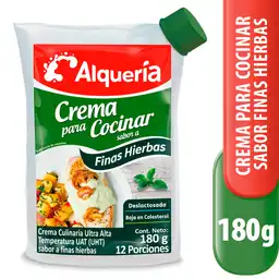 Alquería Crema para Cocinar sabor Finas Hierbas 