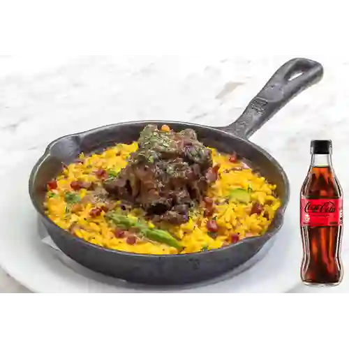 Combo Arroz con Rabo + Coca Cola Sin Azúcar 300ML