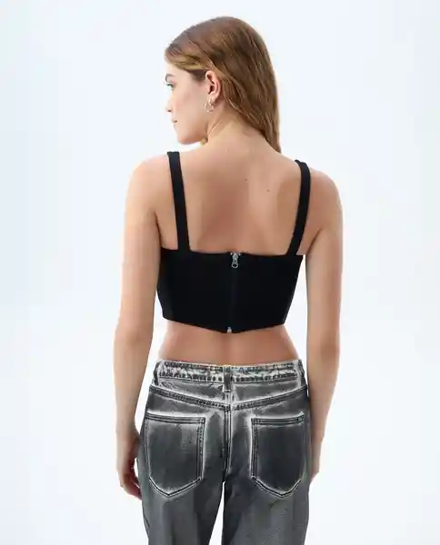 Camisa Mujer Negro Talla XS 619f004 Americanino