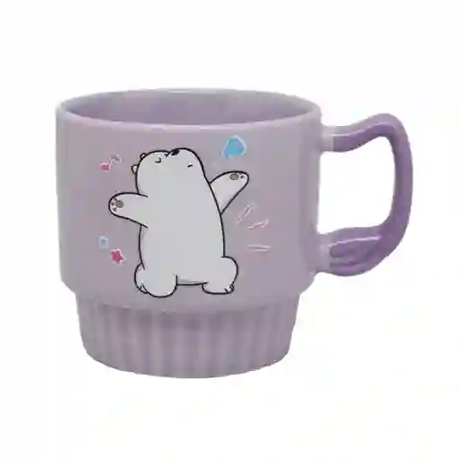 Taza de Cerámica Festival de Música Costera Polar Morado Miniso