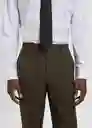 Pantalón Milan Khaki Talla 42 Hombre Mango