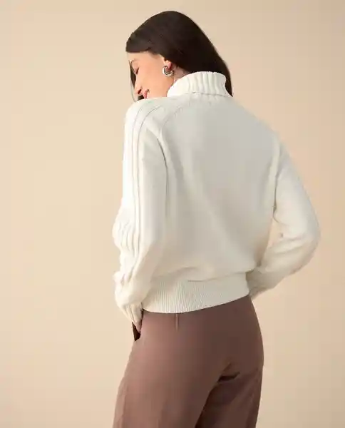 Suéter Tejido Crudo Puro Claro Talla L 461G200 Esprit