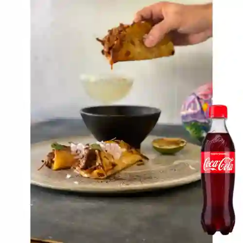 Combo Taquitos de Costilla +Cocacola Orig 400ml