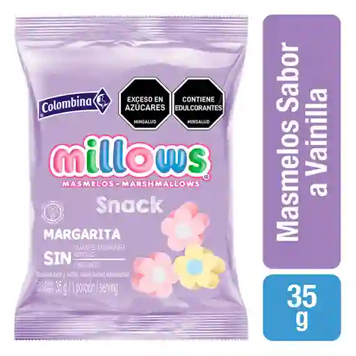 Millows Masmelos Snack Sabor a Vainilla