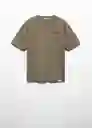 Camiseta River Niños Khaki Talla 20 Mango