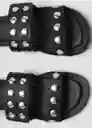 Sandalias Study Negro Talla 37 Mujer Mango