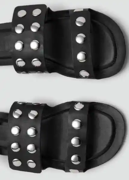 Sandalias Study Negro Talla 37 Mujer Mango