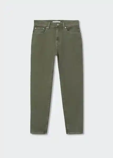 Jeans Newmom Khaki Talla 46 Mujer Mango