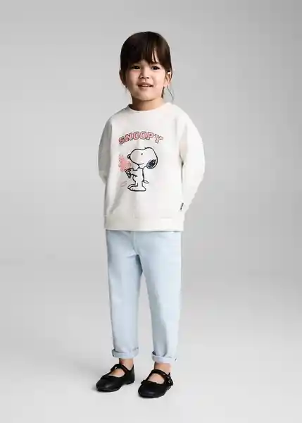 Buzo Buzo Sudadera Syice Offwhite Talla 97 Niñas Mango