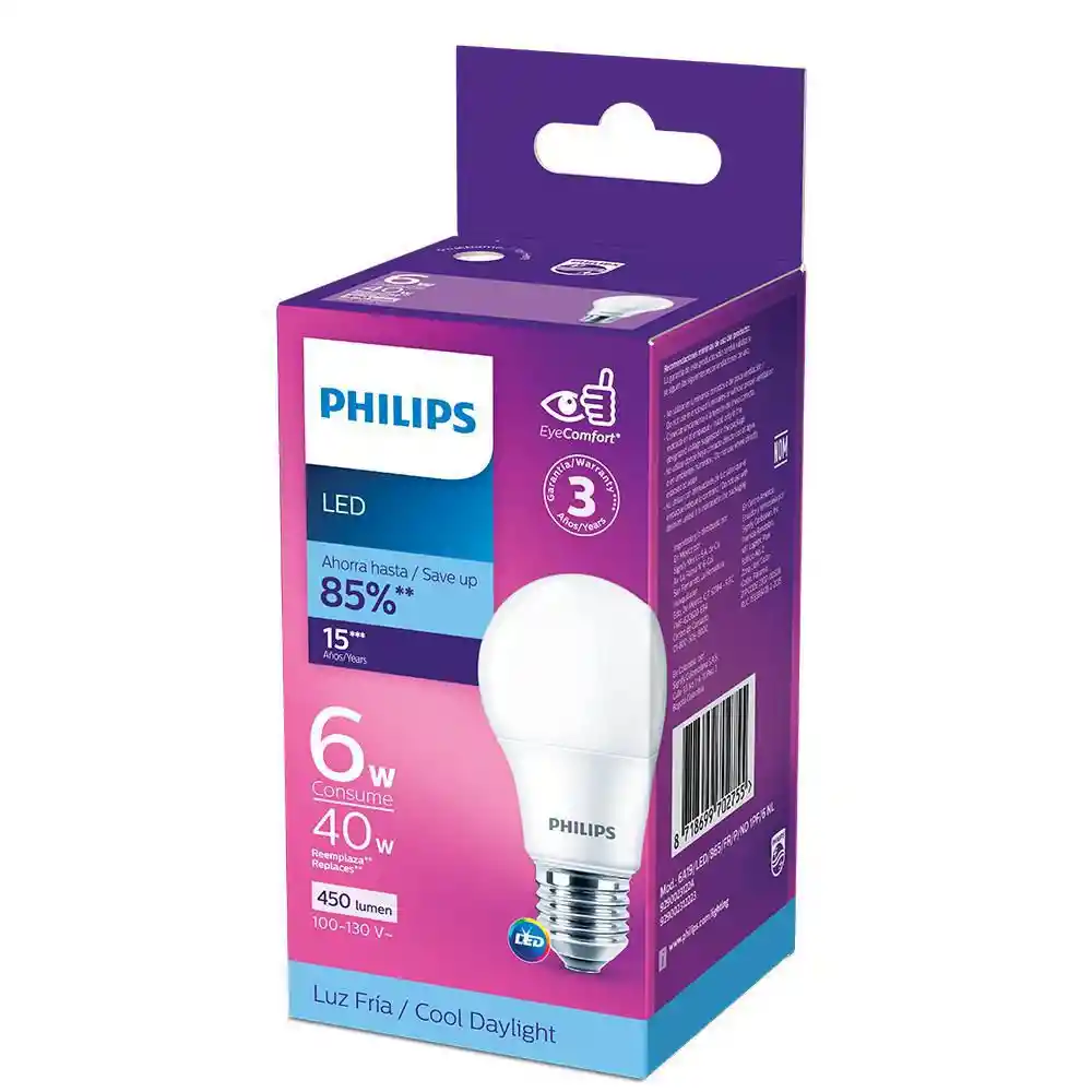 Philips Foco Led de Luz Fría 