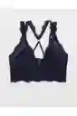 Bralette Azul Floral Medium American Eagle