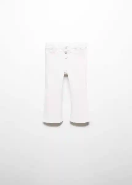 Jean Flareb Niñas Blanco Talla 69 Mango