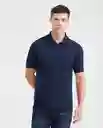 Camiseta Polo Contrast Azul Dark Ultra Oscuro S Chevignon