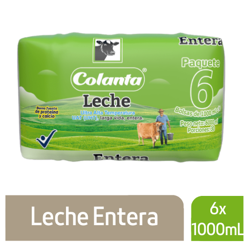 Comprar Leche La Completa Uht Entera - 1000Ml