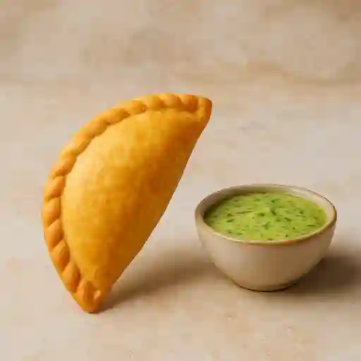Empanada de pollo con arroz
