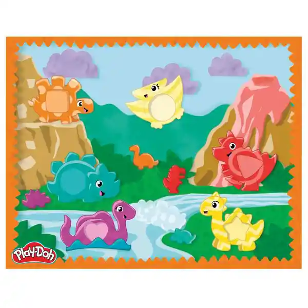 Play-Doh Plastilina Starters Dinosaurio Forma y Colores