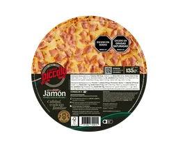 Piccolo Pizza Congelada de Jamón