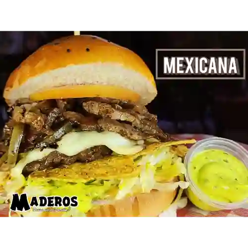 Hamburguesa Mexicana.