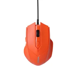 Mouse Alambrico Gaming Mod X388 Naranja Serie Miniso