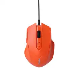 Mouse Alambrico Gaming Mod X388 Naranja Serie Miniso