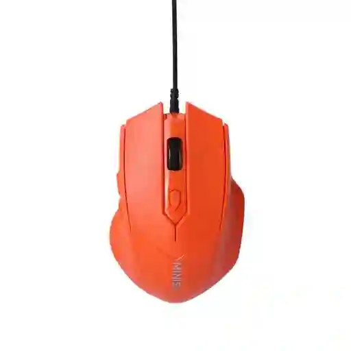 Mouse Alambrico Gaming Mod X388 Naranja Serie Miniso