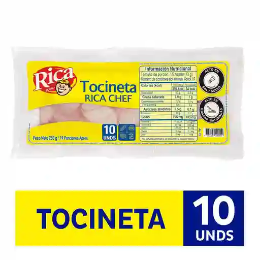 Rica Rondo Tocineta Rica Chef