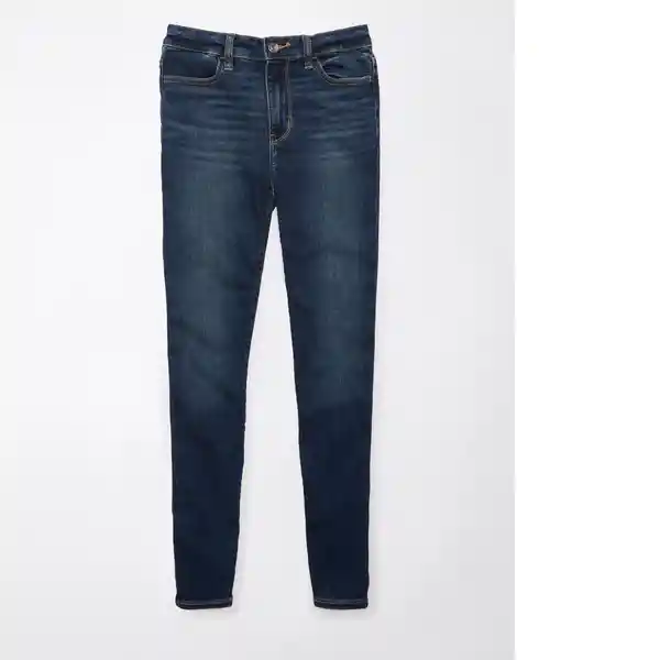 Jean Jegging Crop Mujer Azul Talla: 2 American Eagle