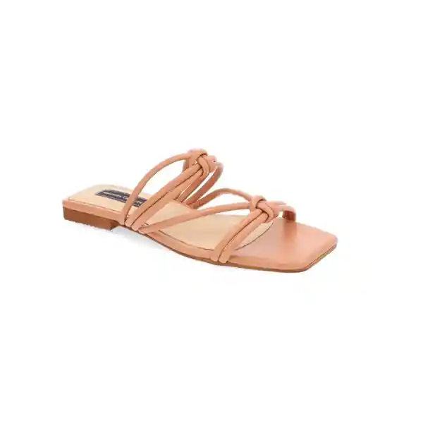 Sandalias Plana Curonta Beige Talla 37