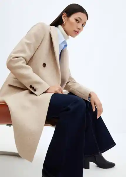 Abrigo Dali Piedra Talla L Mujer Mango